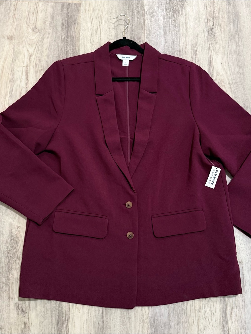 NWT Old Navy Women's Plum Blazer Jacket Size XL